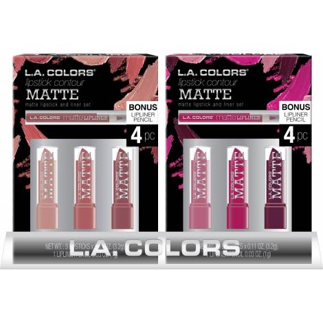 L.A. Colors Matte Lipstick Set